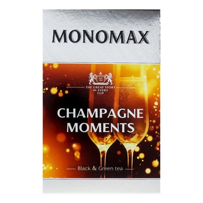 Чай чорний та зелений листовий Champagne Moments Monomax, 80 г 2806000 фото