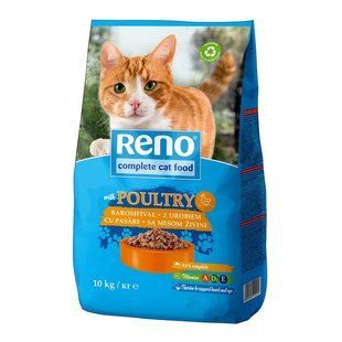 Корм сухой для котов с птицей Reno, 100 г 4246490 фото