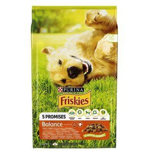 Корм сухий для собак з куркою та овочами Friskies, 100 г 3546460 фото