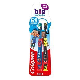 Щетка зубная для детей 6-9лет мягкая Colgate, 2 шт 4720760 фото