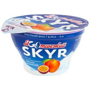 Йогурт 1.8% персик маракуйя SKYR Яготинський 140 г 4711240 фото