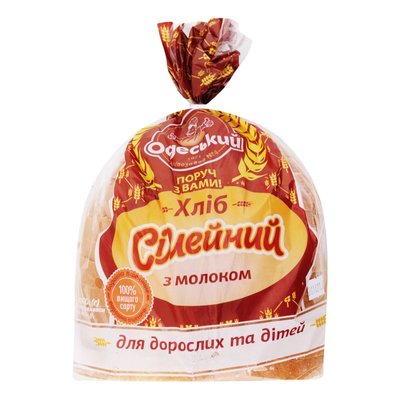 Хліб нарізний Сімейний Одеський Хлібозавод №4, 450 г 1819530 фото